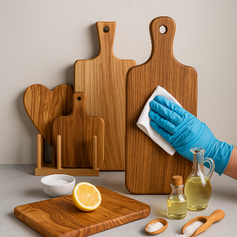 Secrets of Hygiene in Wooden Cutting Boards: Proper Cleaning and Maintenance