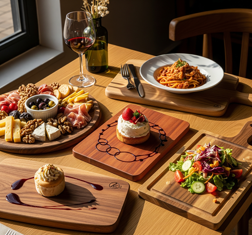 Bringing Flavor to the Forefront with Wooden Serving Boards That Showcase the Power of Presentation