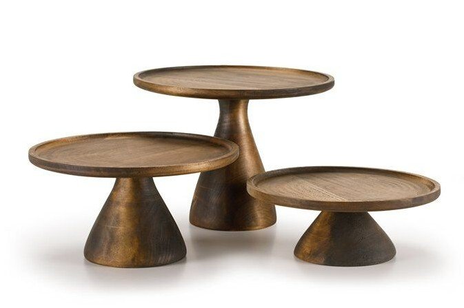 Yükseltici Set Kek Standı / Ihlamur / 3175