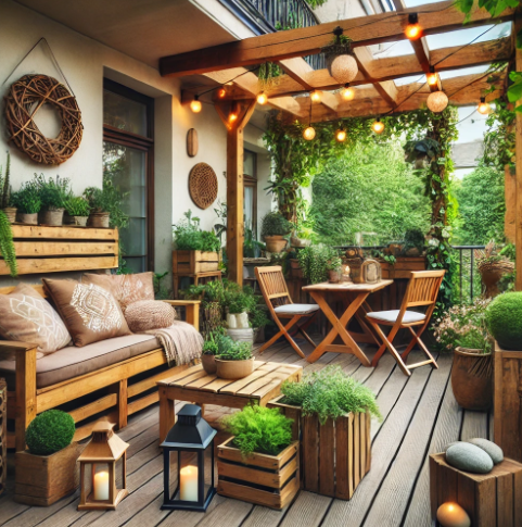 Ideje za drvene ukrase za vrtove i balkone