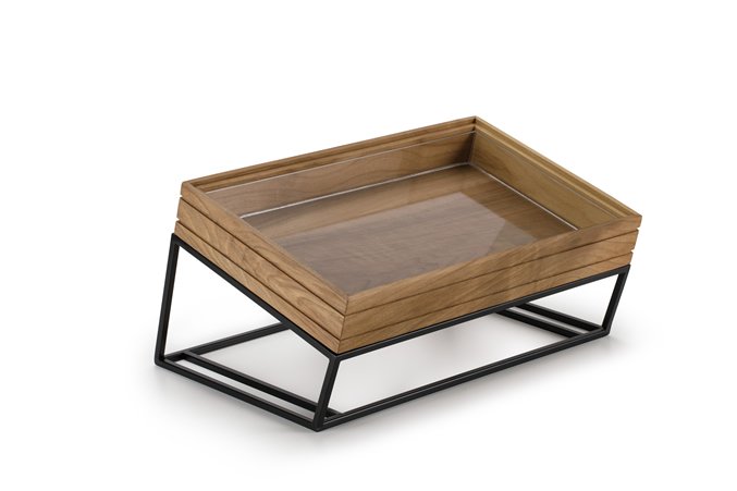 Bread Stand 1/4 Tray / Walnut / 3018