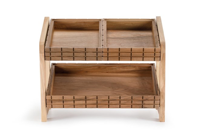 Bread Stand 1/1 Walnut Lego / Walnut / 3012