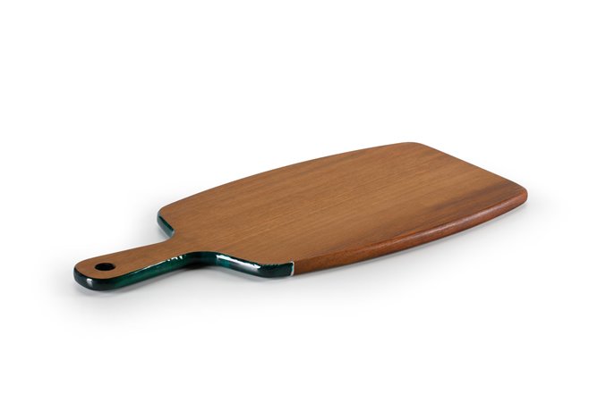 Epoxy Wooden Cutting Board / Iroko / 3206