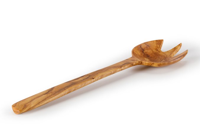 Two-Tooth Salad Serving Fork / Olive / 604