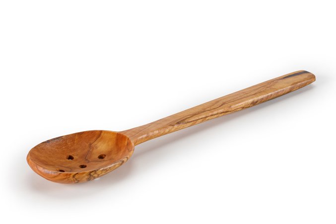 Perforated Salad Serving / Spoon / Olive / 603