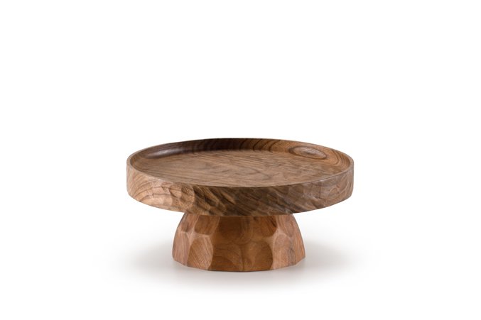 Cake Stand / Walnut / 2609