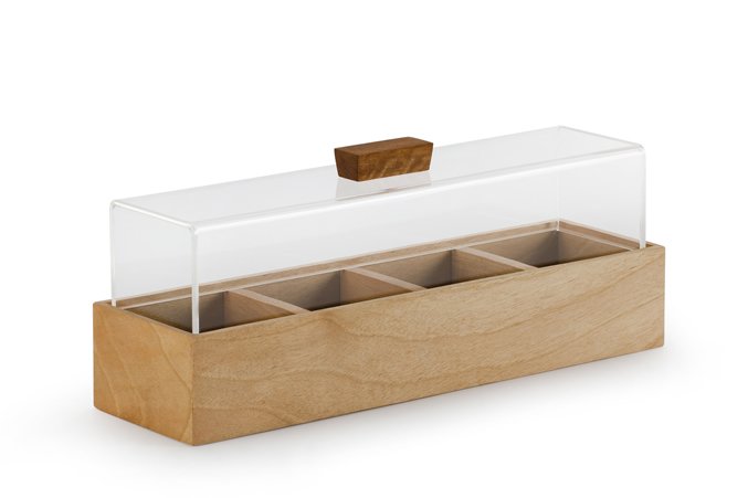 Amenity Box / Walnut / Oak / 3282