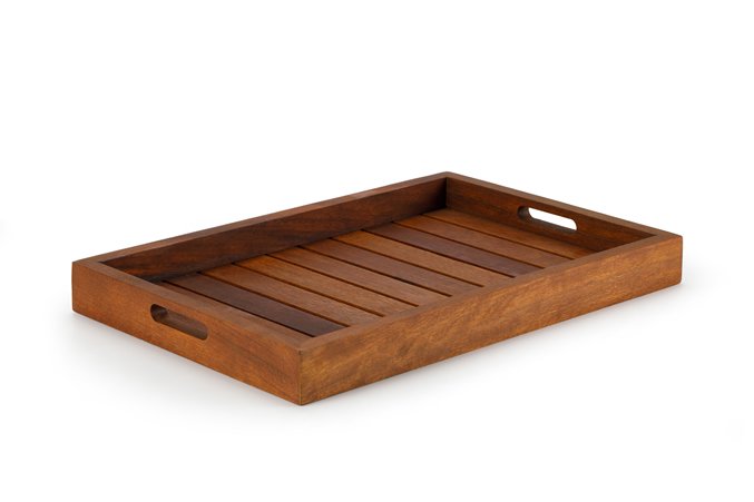 High Edged Tray / Iroko / 3316