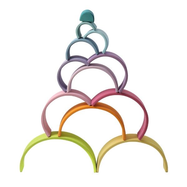 Waldorf 12 li Pastel Gökkuşağı Blokları / 1002