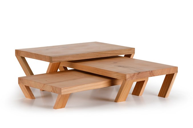 Riser Set Presentation Wood / Cherry / 3148