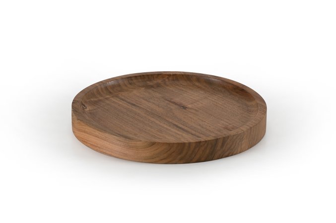 Riser Iron Top Presentation Wood Base / Walnut / 3096